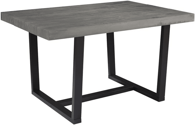 Walker Edison Andre Modern Solid Wood Dining Table