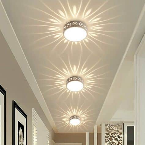 White Ceiling Light Fixture