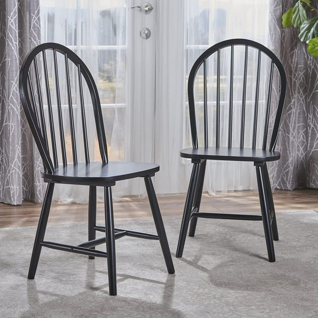Cottage High Back Spindled Dining Chairs