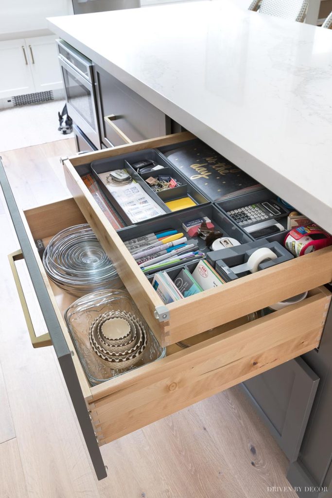 Use an Extra Drawer to Keep More Items in your Cabinets