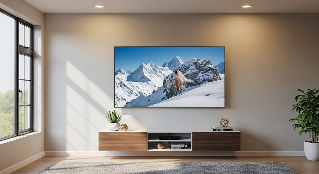 65 inch TV on The Wall