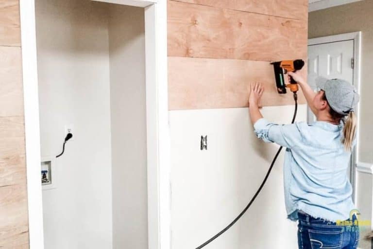 DIY Shiplap Walls: Budget-Friendly Installation Tutorial - A House in ...