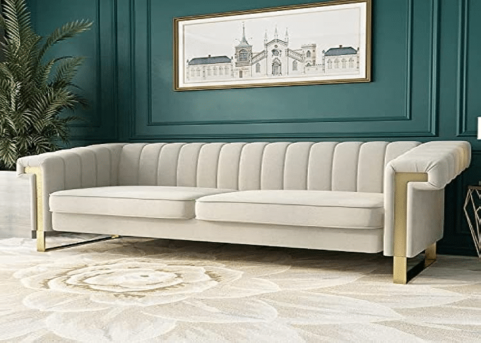  Beige Sofas with Tufting