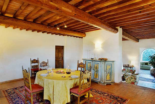 House Valle Bandina is located near Florence Tuscany Italy