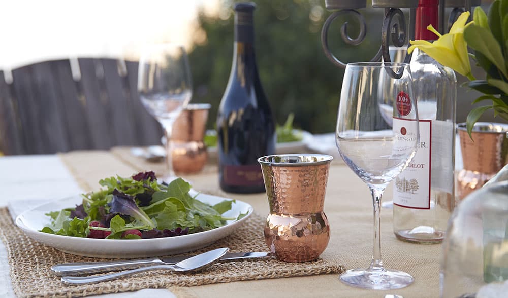Wine at a Springtime Event at Your Home