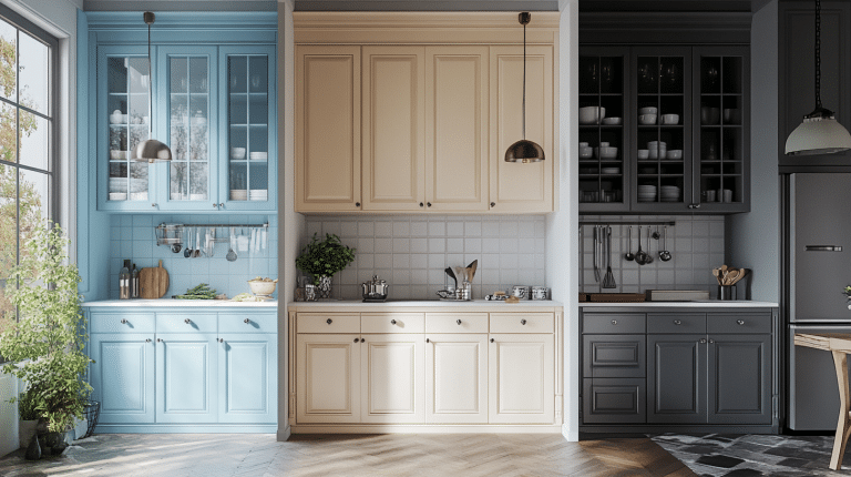 How Much Does It Cost to Paint Kitchen Cabinets Easily? - A House in ...