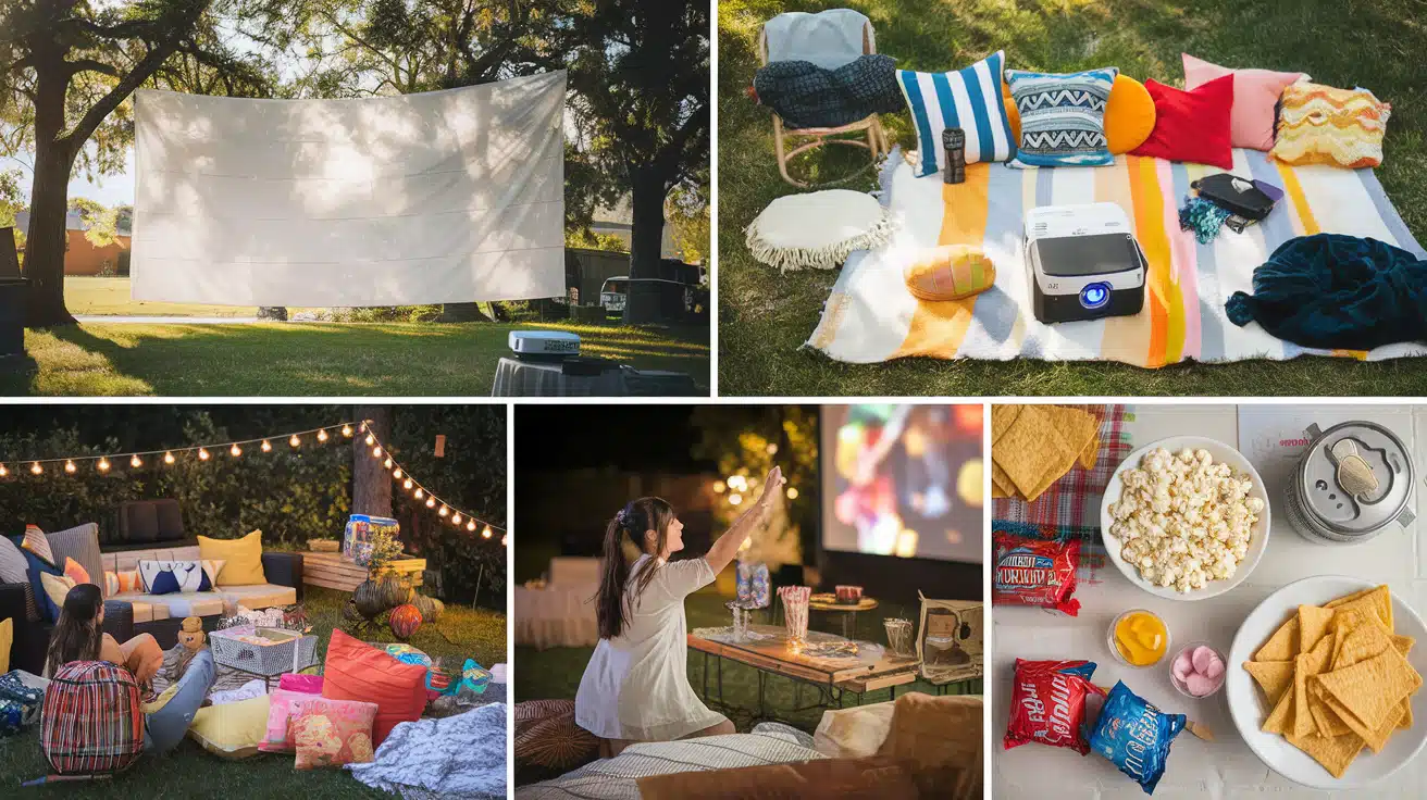 Outdoor Movie Night (Budget Approx. - $200-$300)