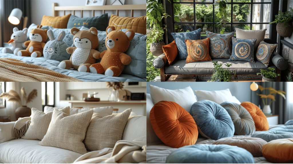 Photo inspiration: Simple Living Room Decor Ideas Using Throw Pillows Reference: Decorating Ideas Using Throw Pillow Covers To Refresh Your Space