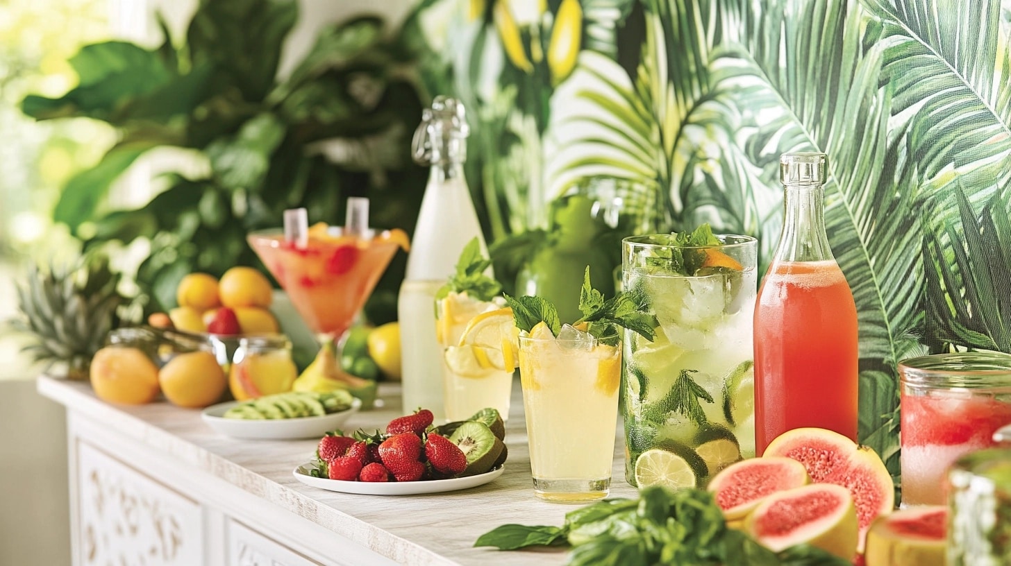 Tropical Mocktail Bar (Approx. Budget - $50-$100)
