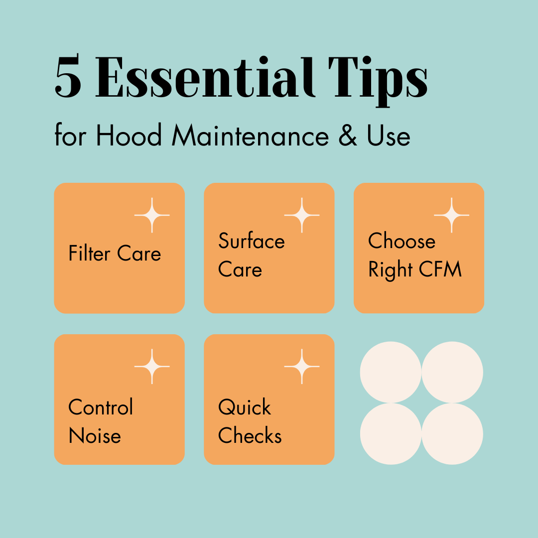 Key Tips for Hood Maintenance and Use to Follow