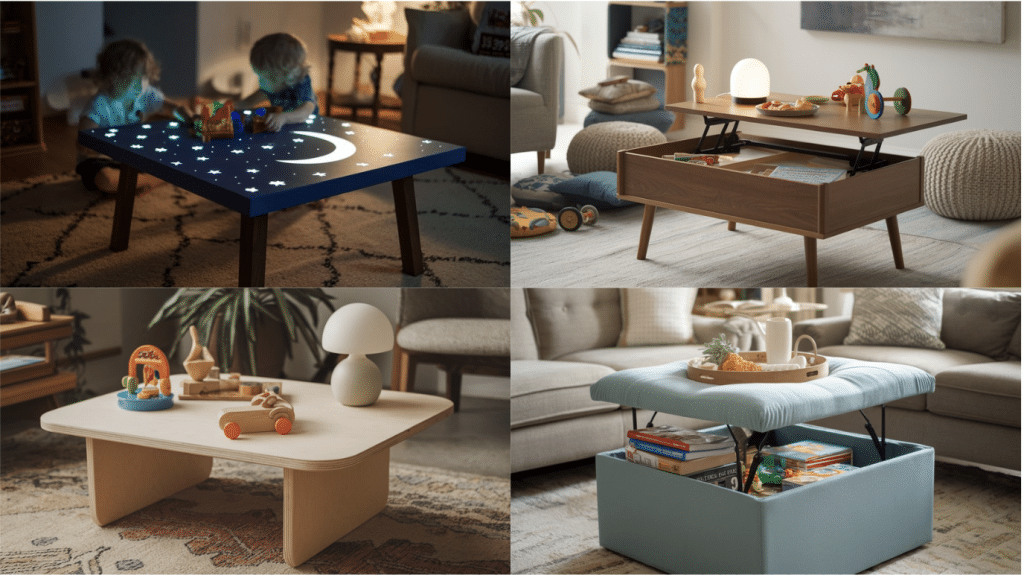 21 Kid-Friendly Coffee Table Ideas for a Safe and Stylish Living Room ...