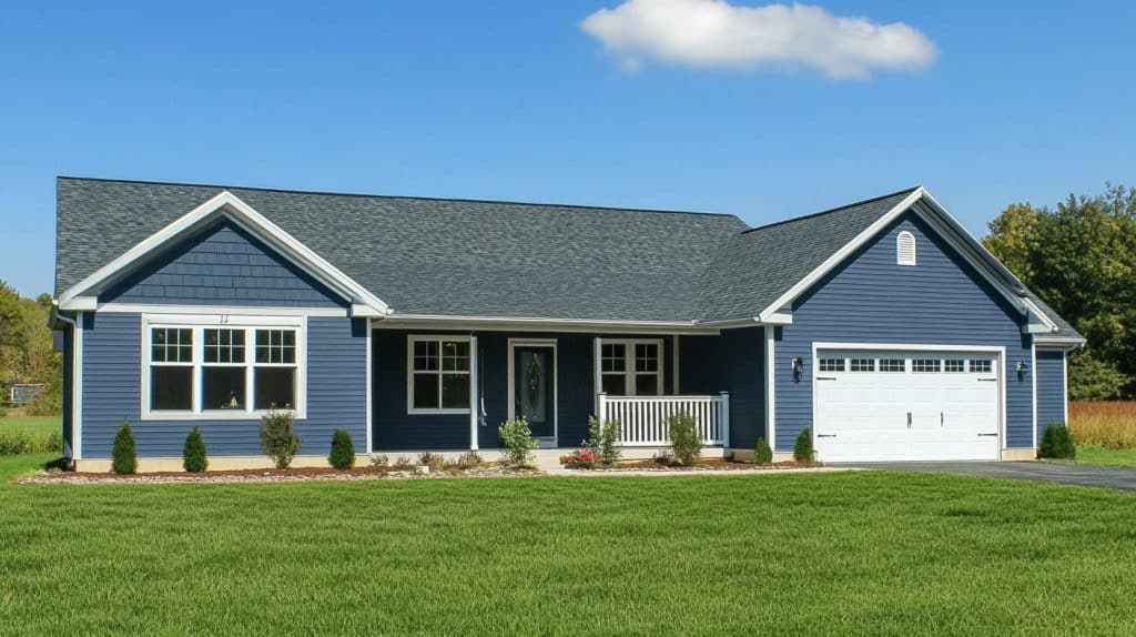 Slate Blue Ranch Homes: A Timeless Design Choice - A House in the Hills