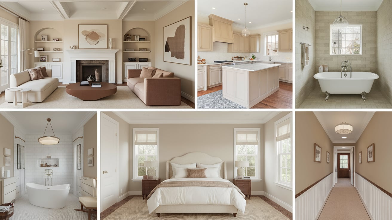 How to Use Benjamin Moore Natural Cream in Different Rooms?