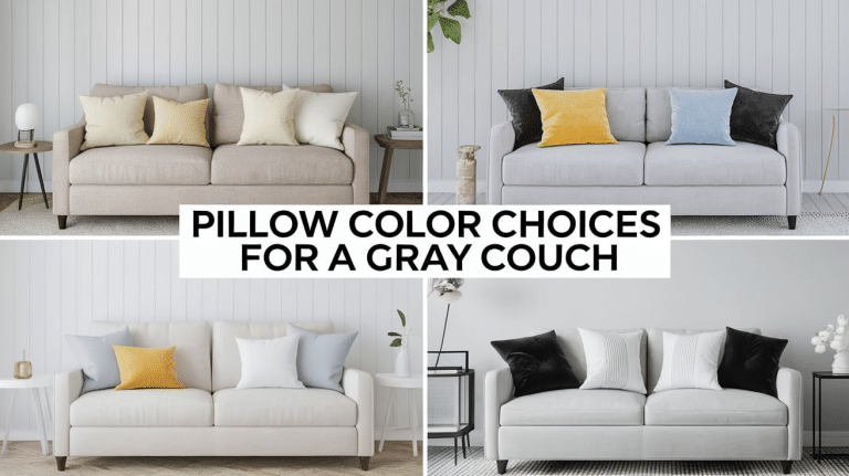 Top 14 Pillow Color Choices for a Gray Couch