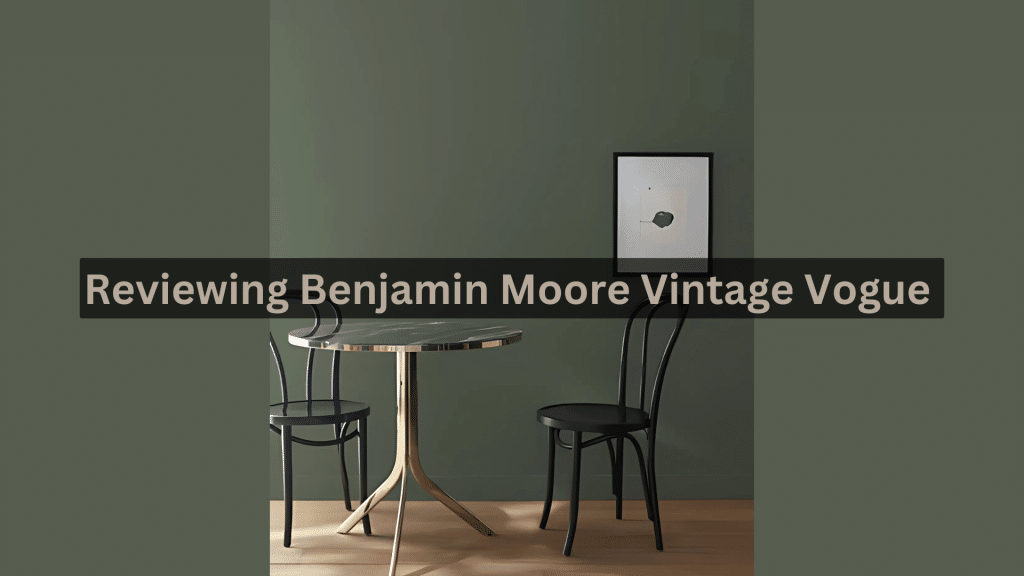 Reviewing Benjamin Moore Vintage Vogue - A House in the Hills