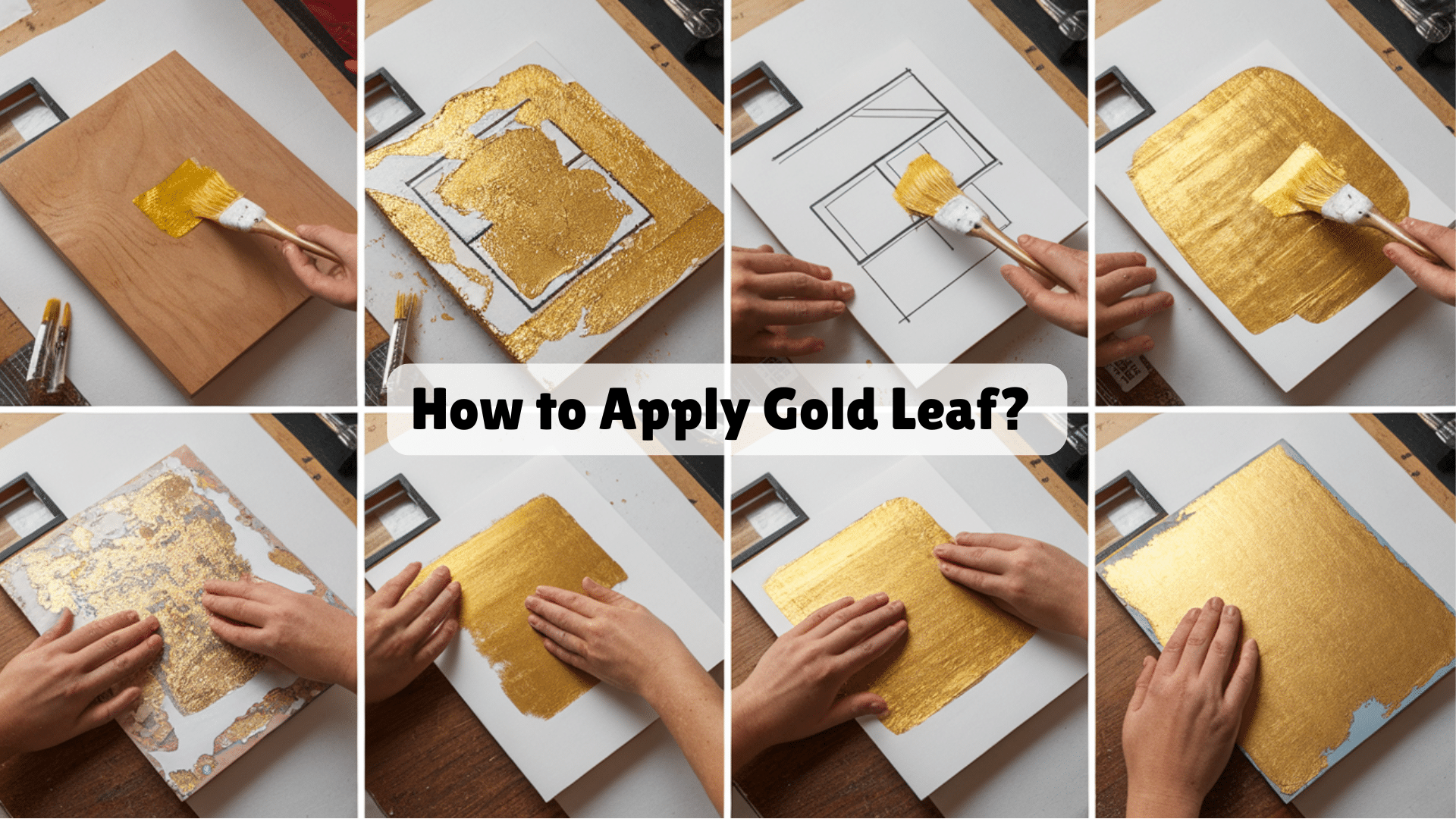 How To Apply Gold Leaf A House In The Hills