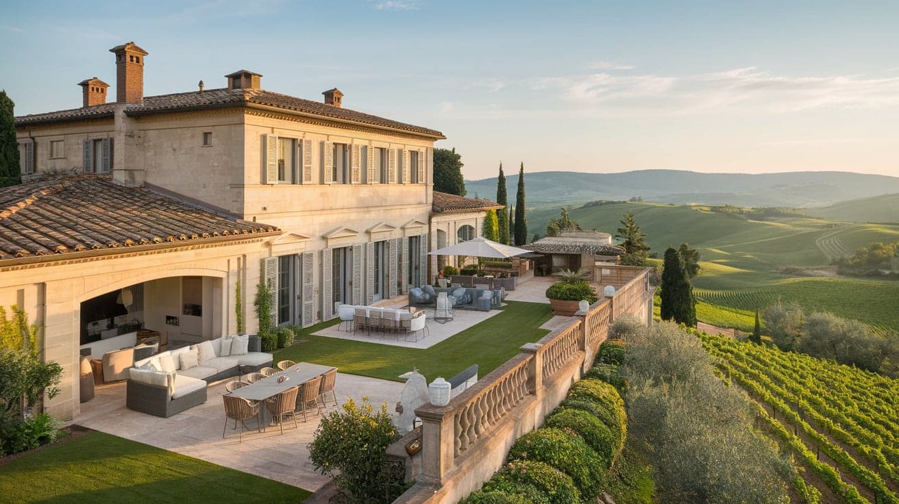Ancient Italian Villa Architecture