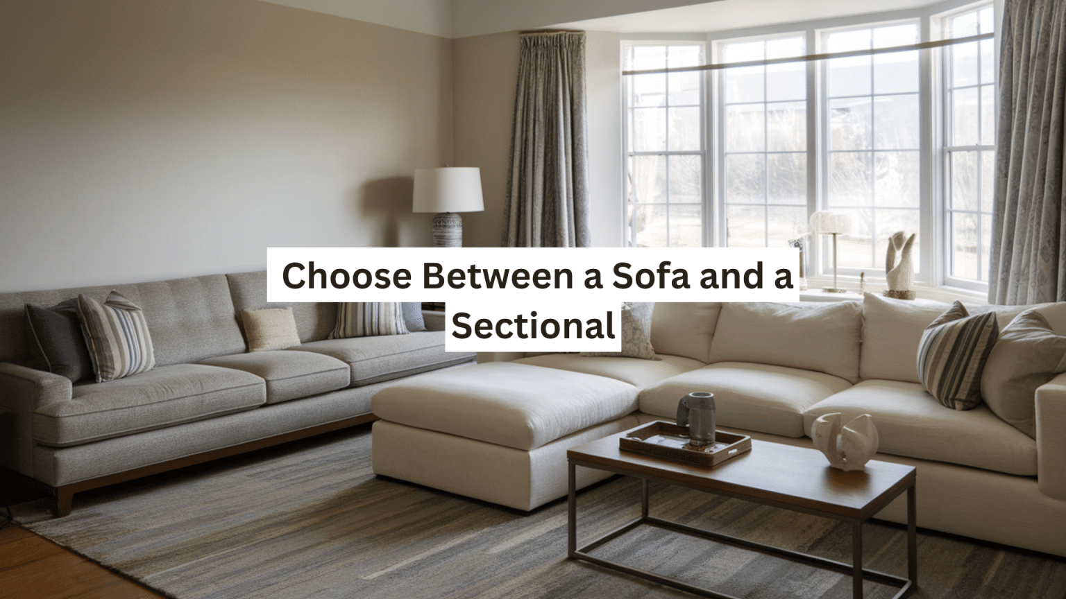 How to Choose Between a Sofa and a Sectional? - A House in the Hills