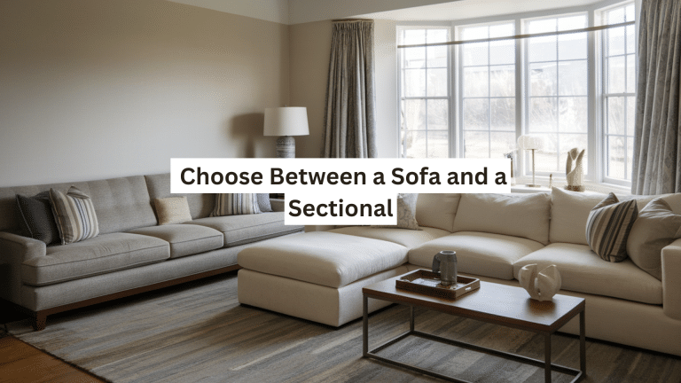 How to Choose Between a Sofa and a Sectional? - A House in the Hills