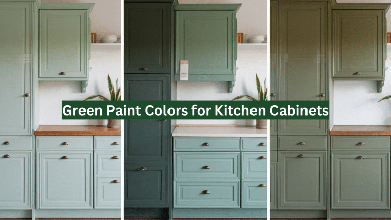Popular Green Paint Colors for Kitchen Cabinets - A House in the Hills