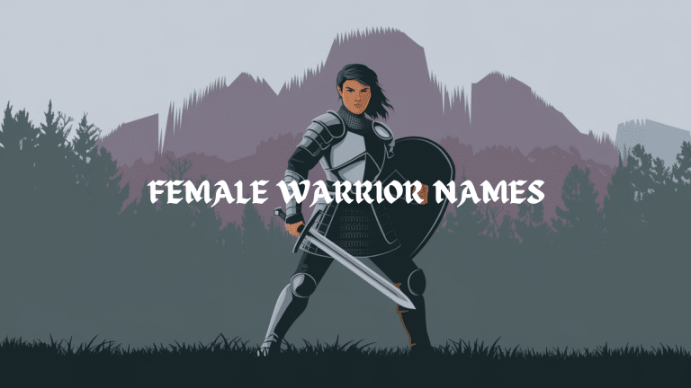 211 Strong Female Warrior Names