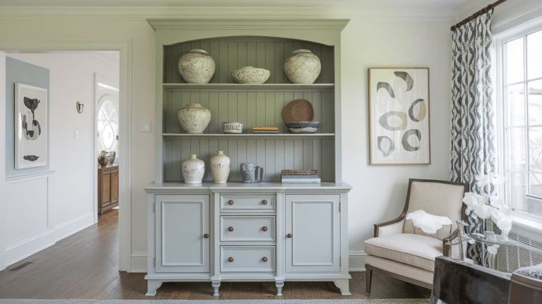 china cabinet makeover