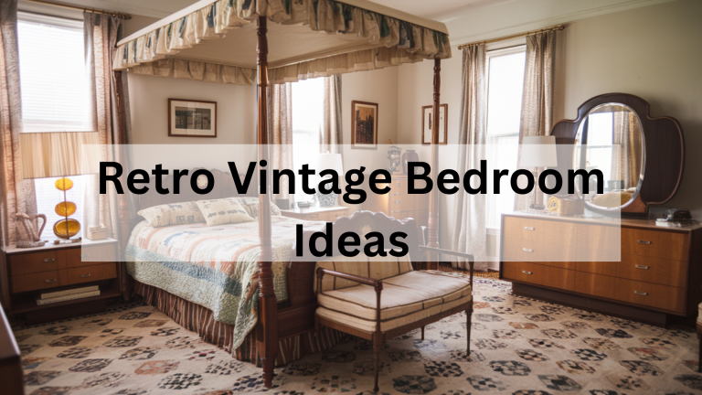retro vintage bedroom