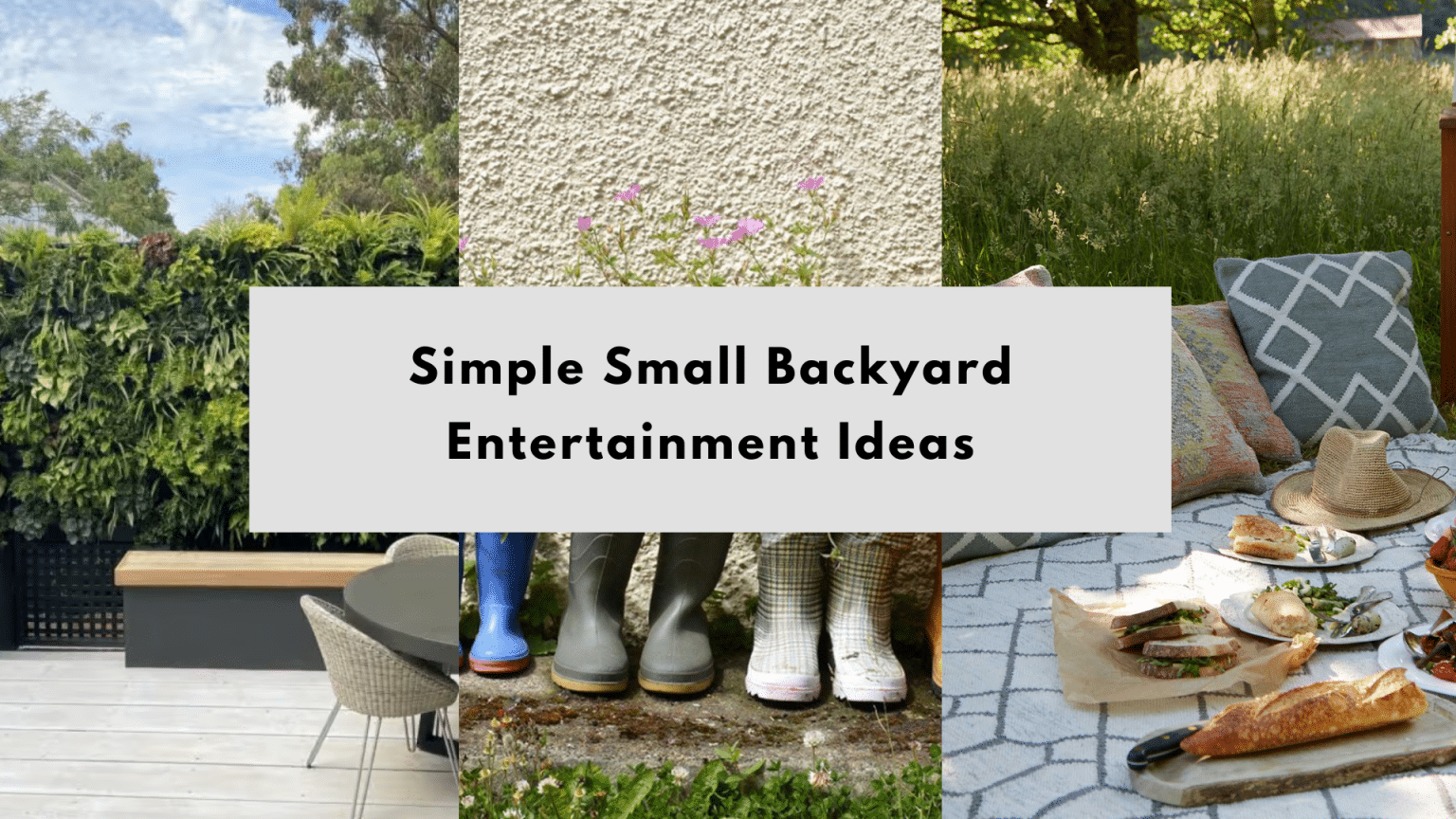 30 Simple Small Backyard Entertainment Ideas - A House in the Hills