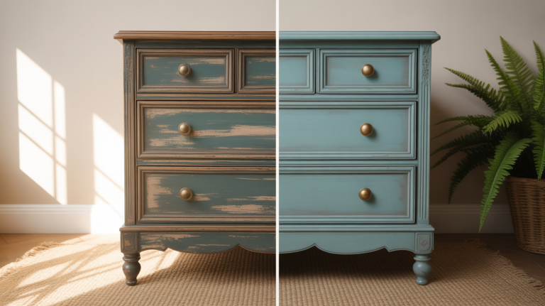 Before and After: Old Furniture Makeover - A House in the Hills