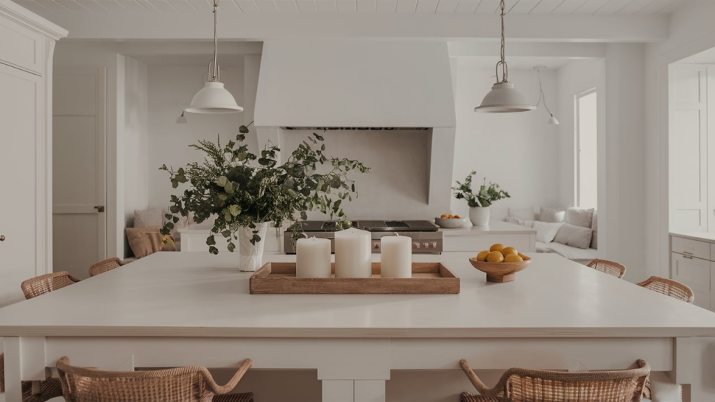 15 Centerpiece Ideas for Kitchen Island Decor to Try Today - A House in ...