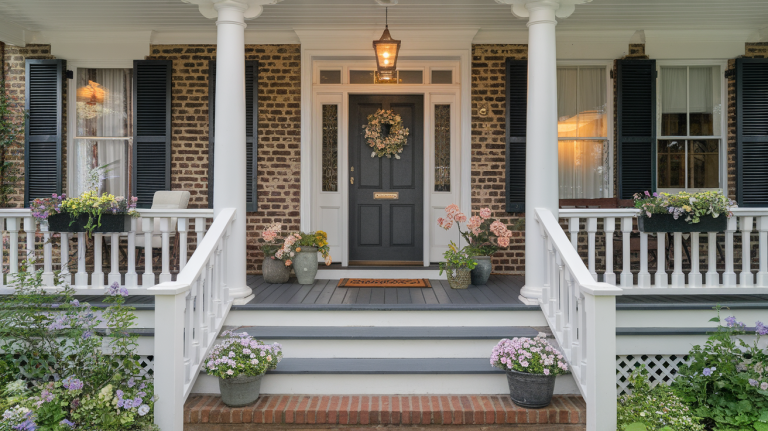 11 Brick Front Porch Ideas to Increase Your Curb Appeal - A House in ...