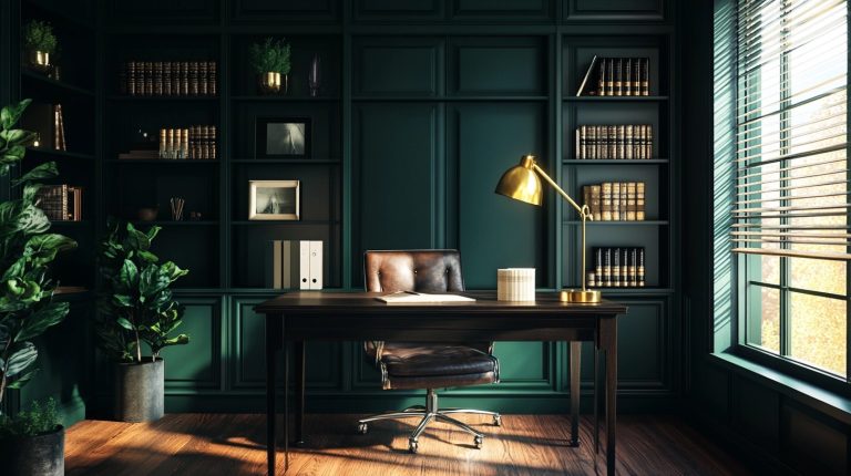 30+ Stylish Moody Office Ideas - A House in the Hills