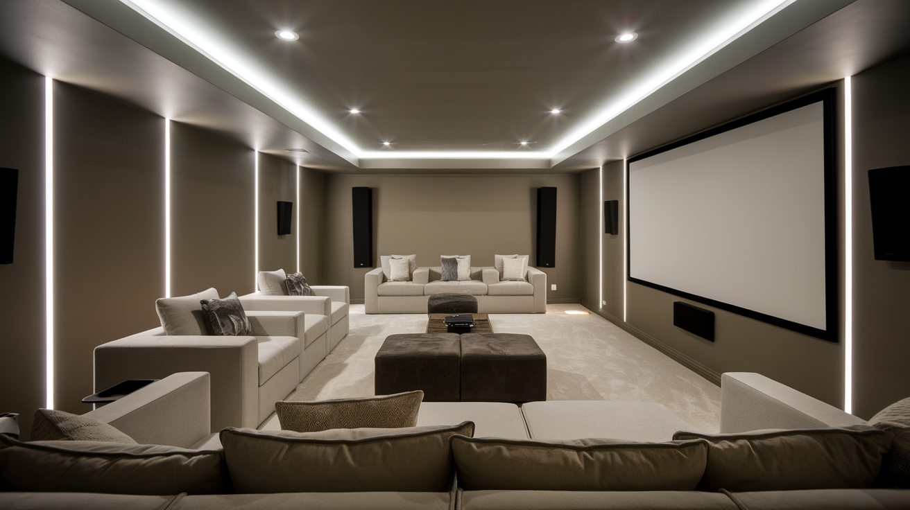 Basement Home Theater Ideas & Setup Guide - A House in the Hills