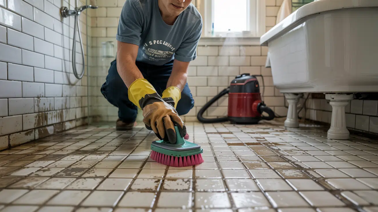 Deep Clean the Tile Floor