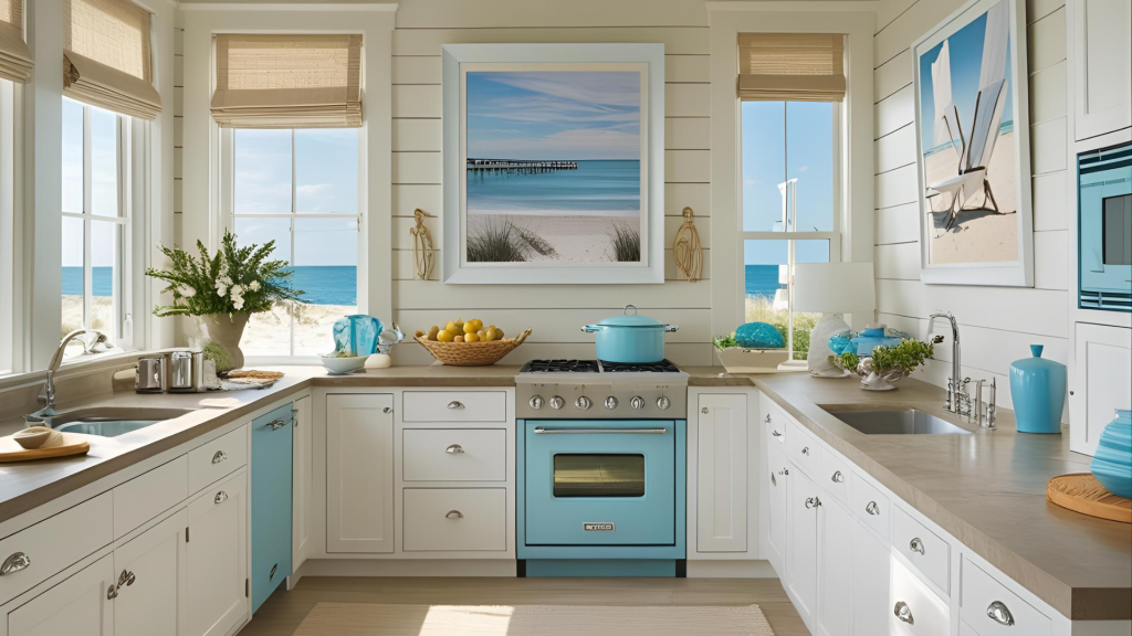 Display Beach-Themed Artwork or Photographs