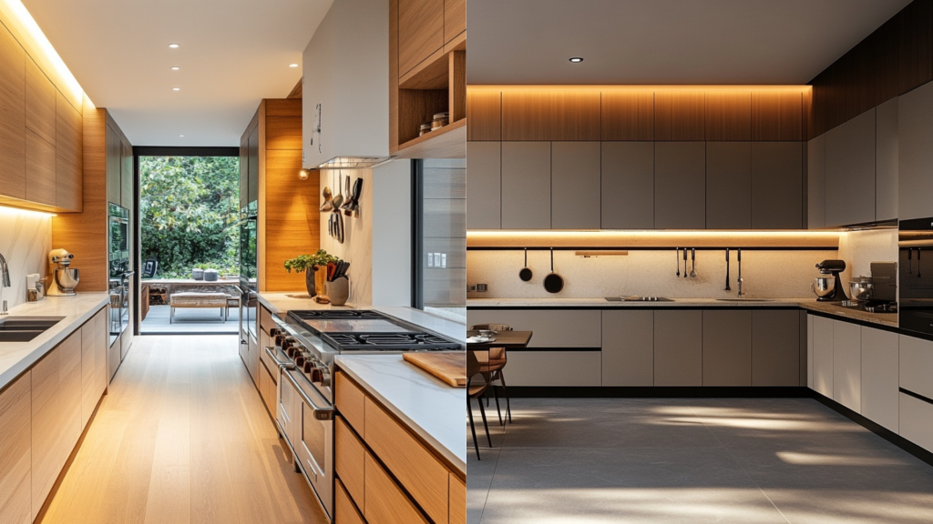 Galley Kitchen vs. L-Shaped Kitchen