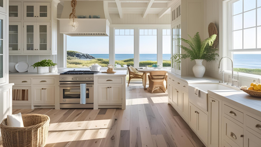 Light Hardwood Flooring for Driftwood Effect