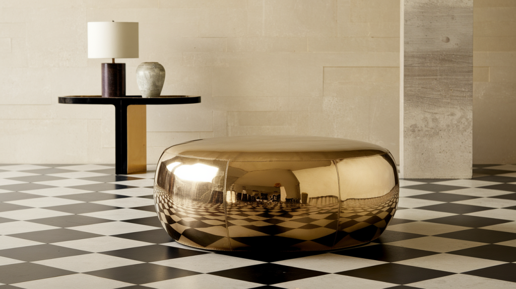 Metallic Accents for a Glam Look