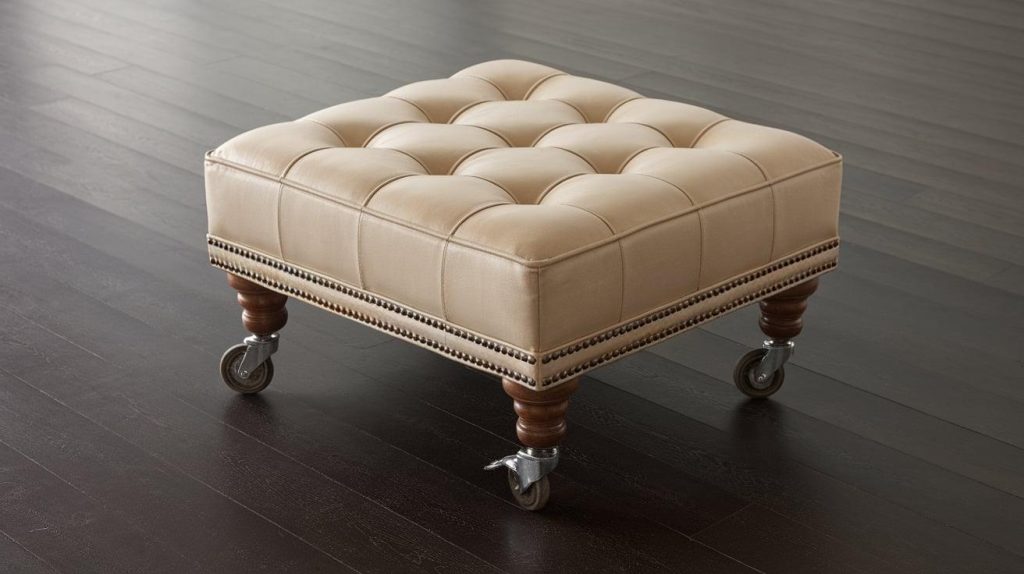 Ottoman with Wheels
