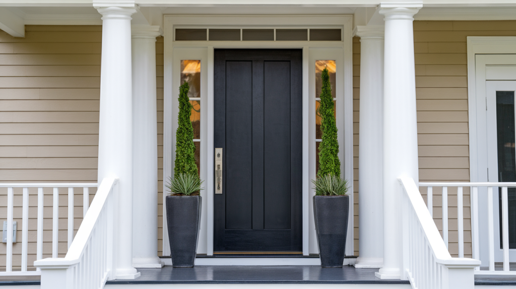 Painting Front Door Black: A Complete Guide - A House in the Hills