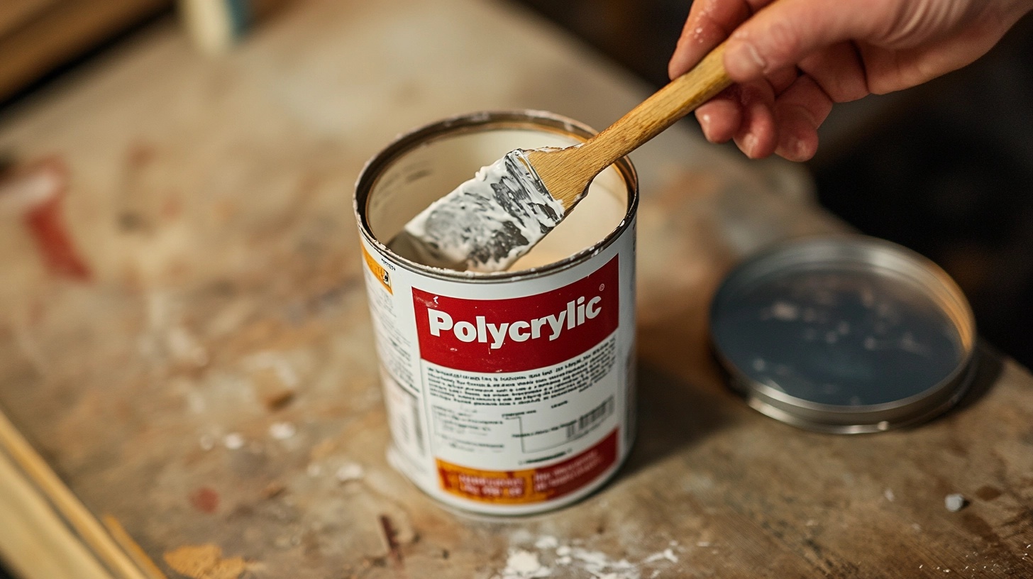 Step 2- Stir the Polycrylic