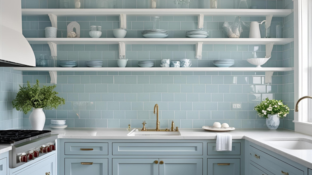 Subway Tiles in Soft Blues or Whites