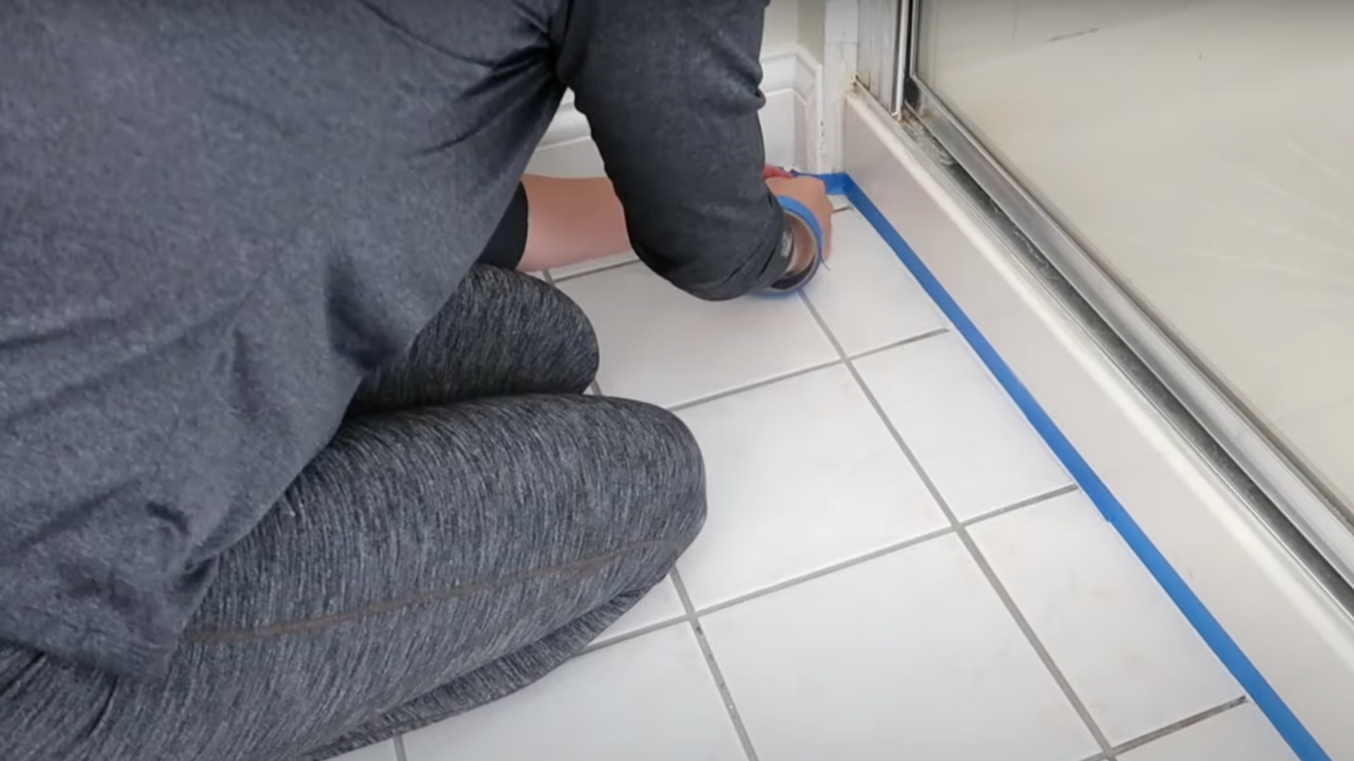 Tape Off & Prep the Bathroom