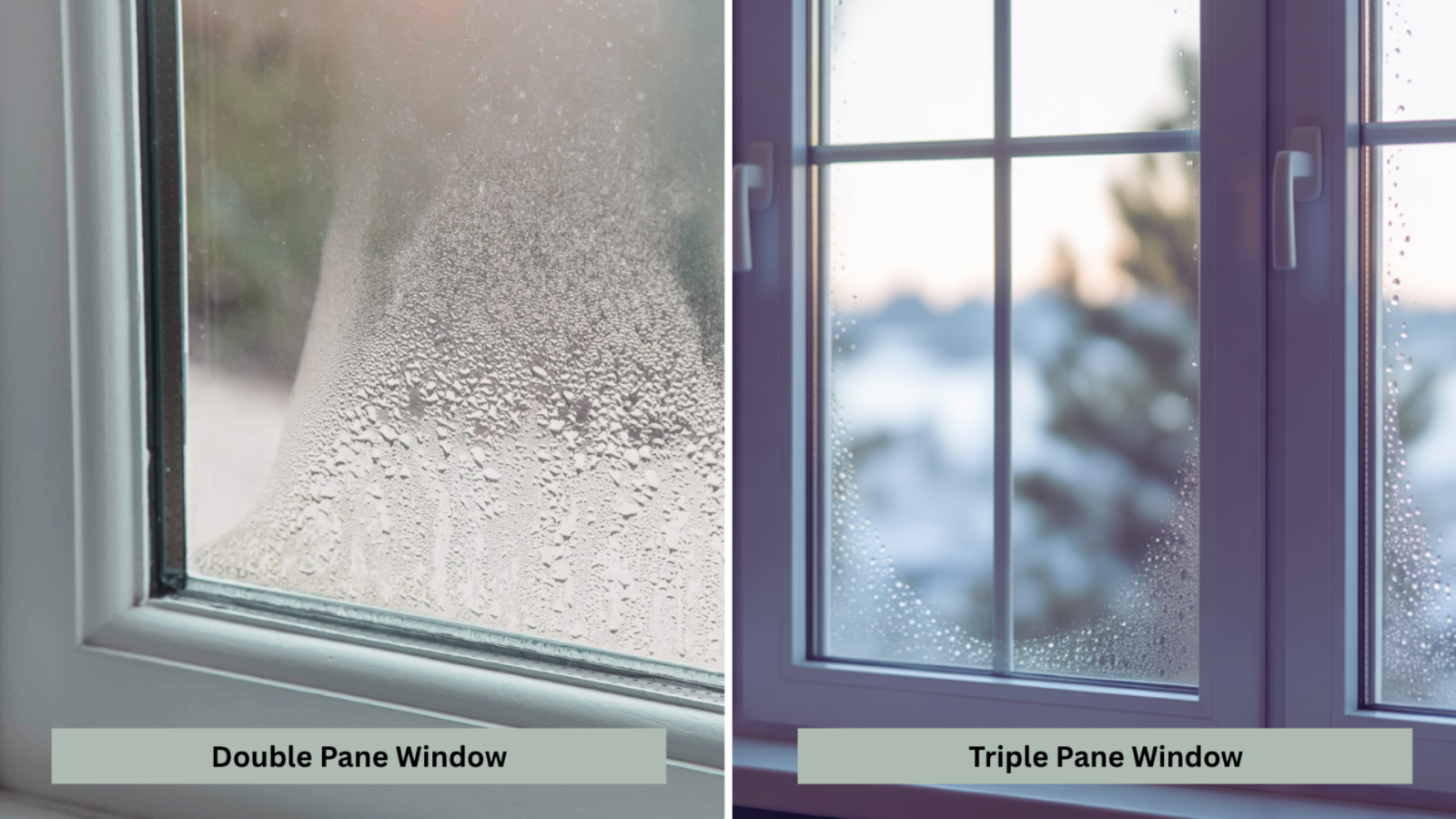 Key Differences: Double vs. Triple Pane Windows