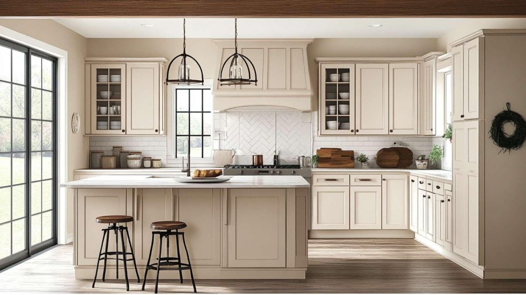 Adding Texture and Warmth to Cashmere with Wood and Fabrics