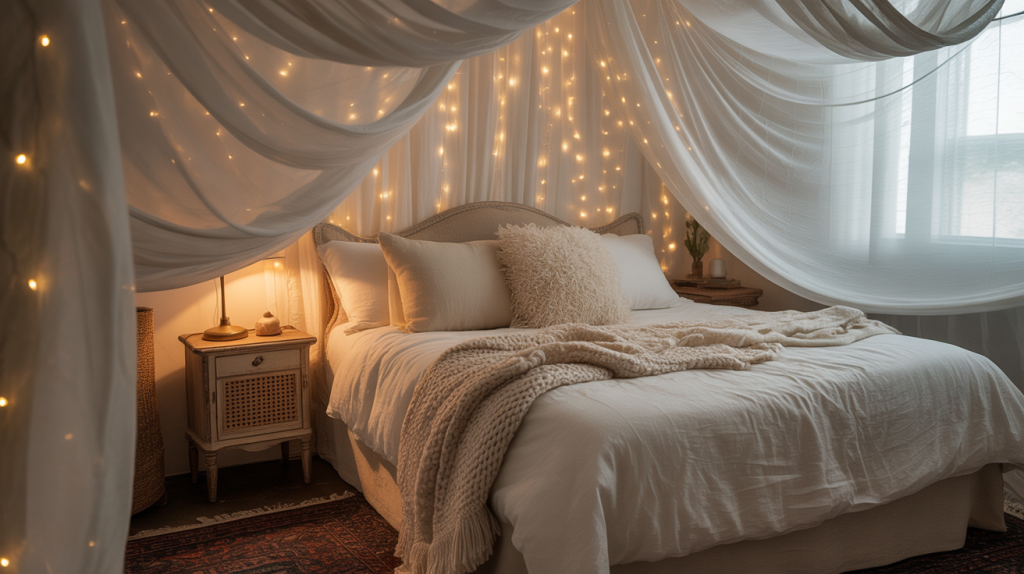 Canopy or Draped Fabric