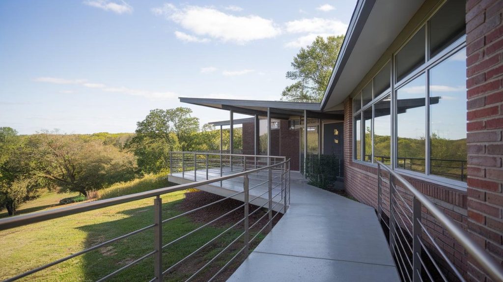 Concrete or Steel Accents