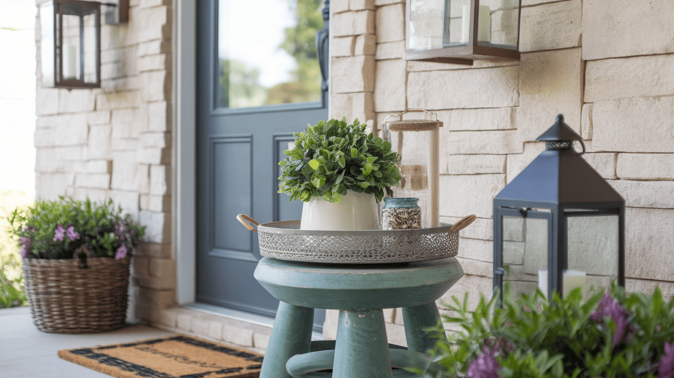 Decorative Touch by the Door