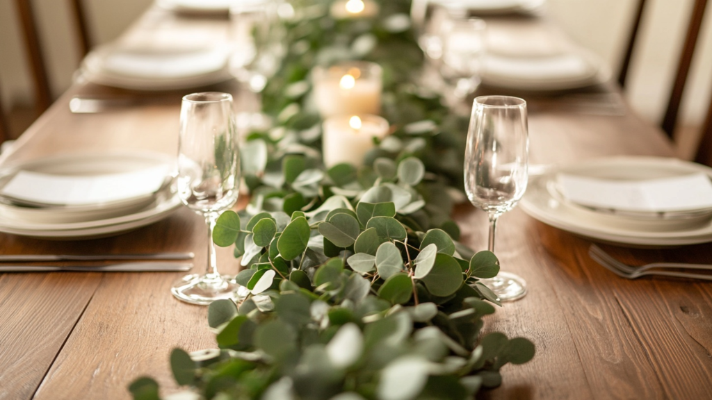 Eucalyptus Table Garland