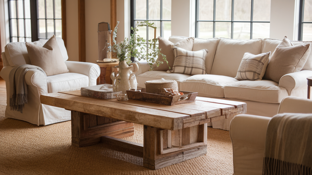 29 Farmhouse Living Room Ideas and Key Elements - A House in the Hills